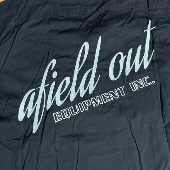 Afield Out Equipment inc. Button Down Black Shirt Men’s Sz M New - Picture 2 of 6